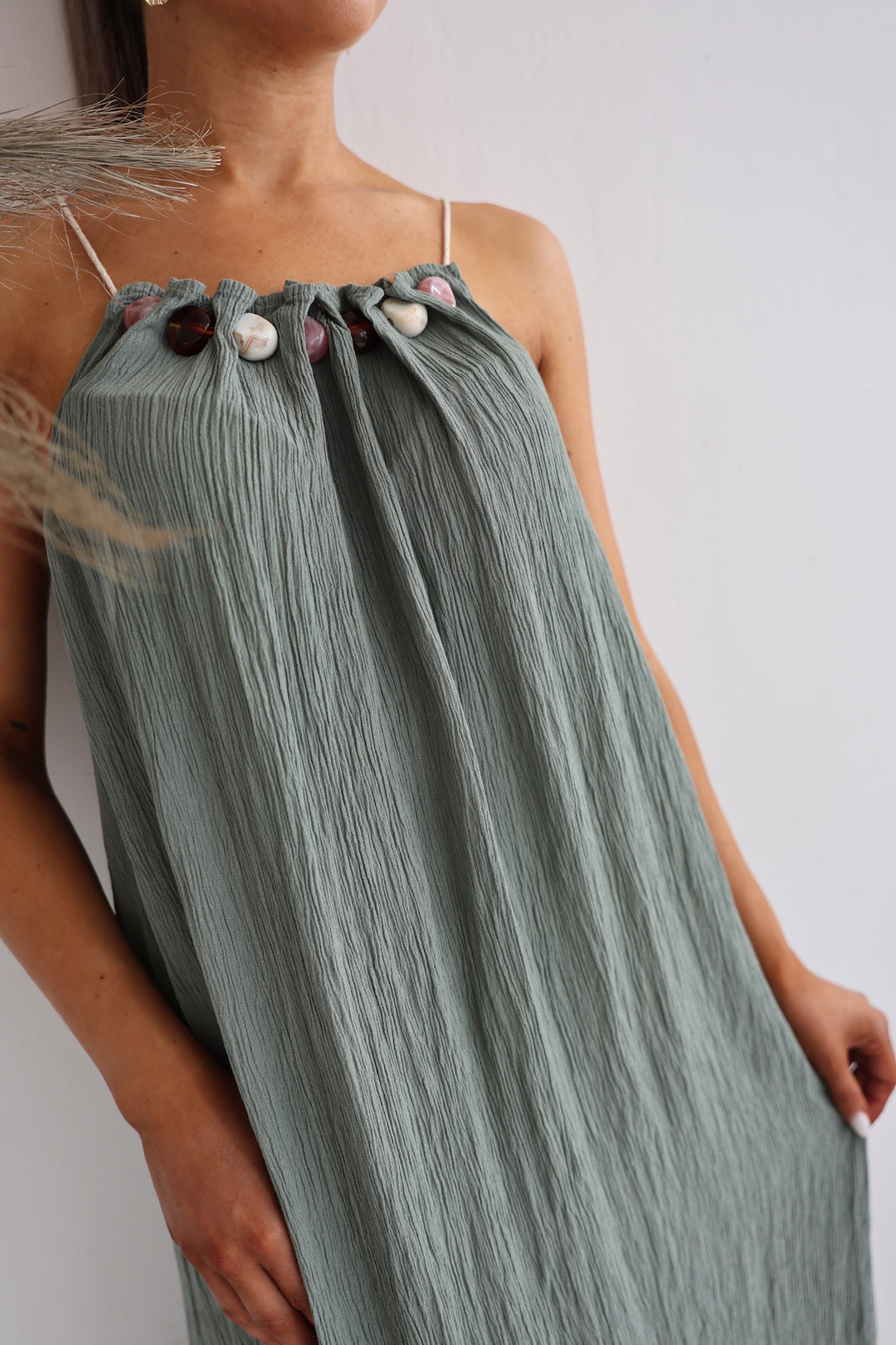 Langes Viskosekleid Nizza