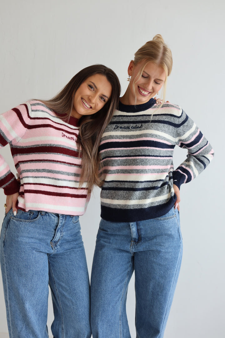 Gestreifter Pullover Dream Club