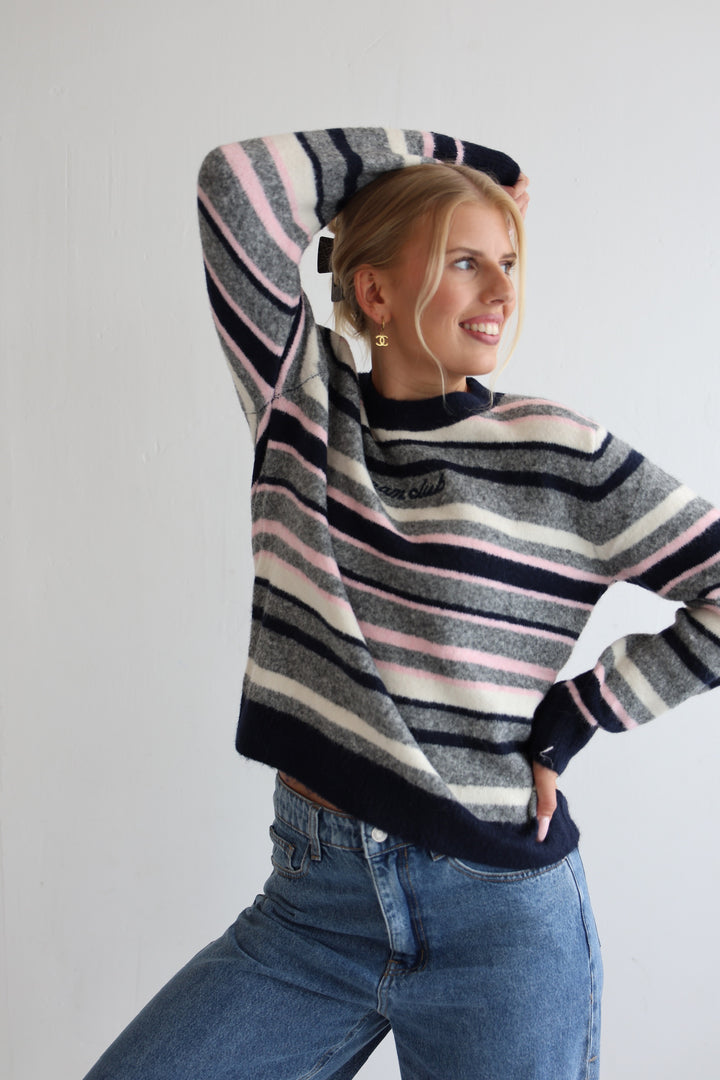 Gestreifter Pullover Dream Club