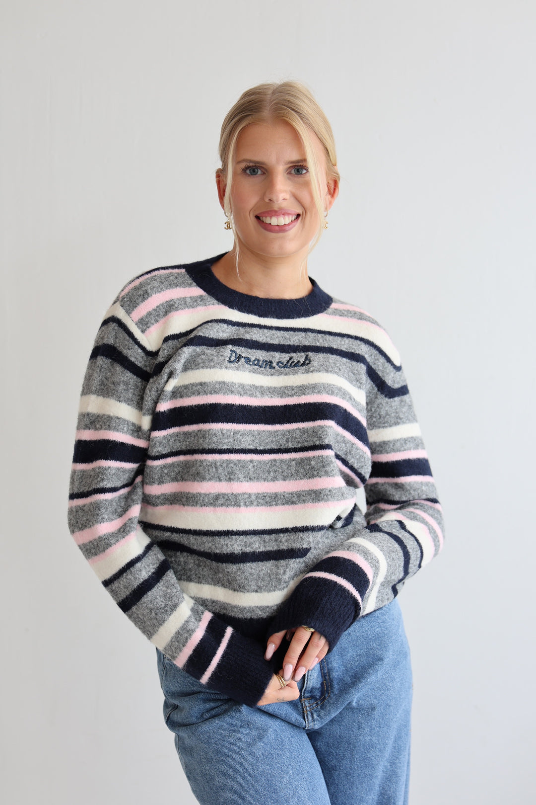 Gestreifter Pullover Dream Club