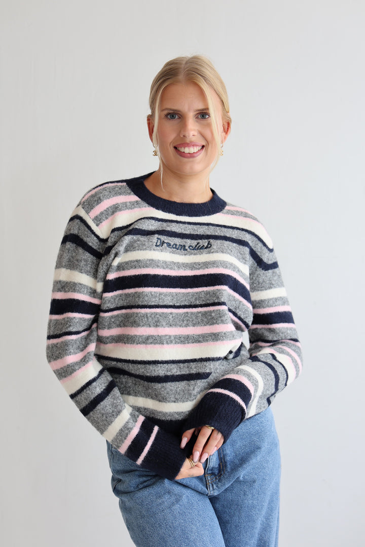 Gestreifter Pullover Dream Club