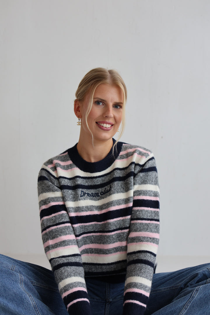 Gestreifter Pullover Dream Club