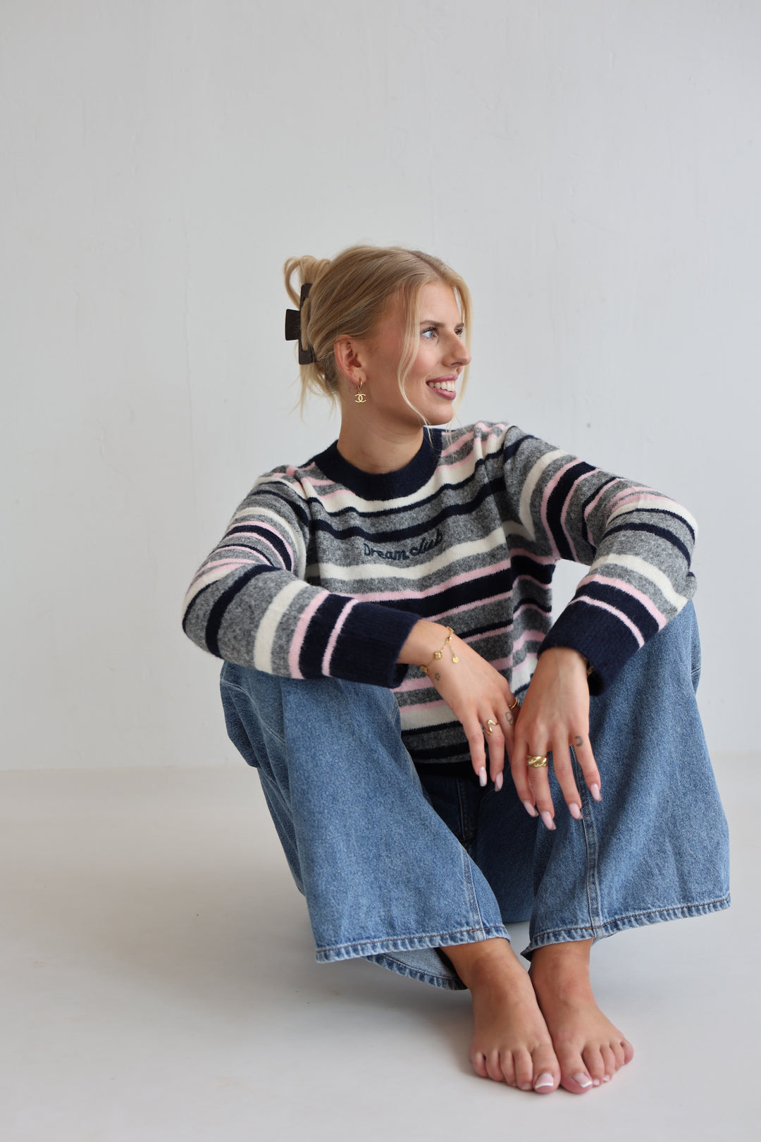 Gestreifter Pullover Dream Club