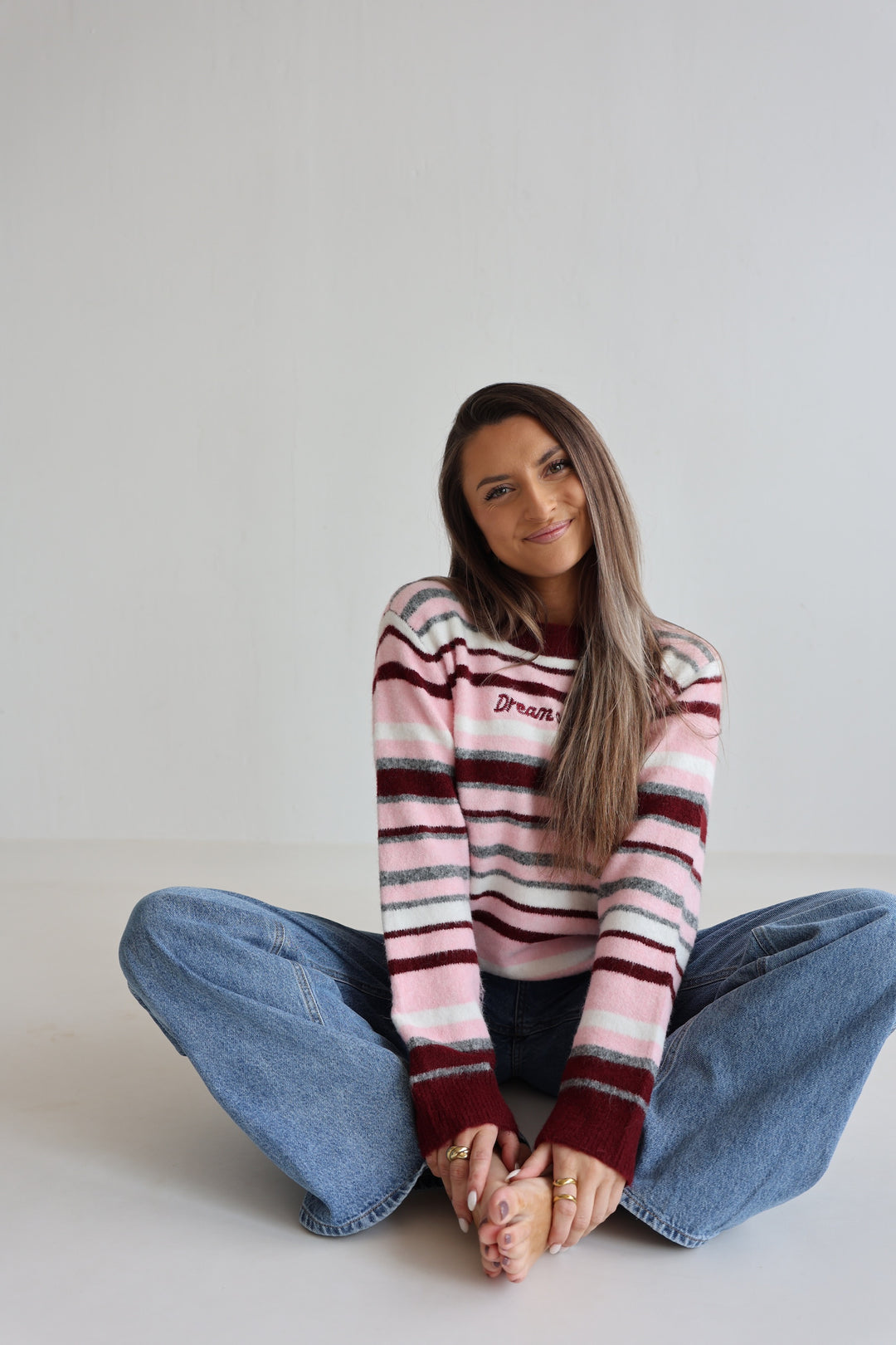 Gestreifter Pullover Dream Club