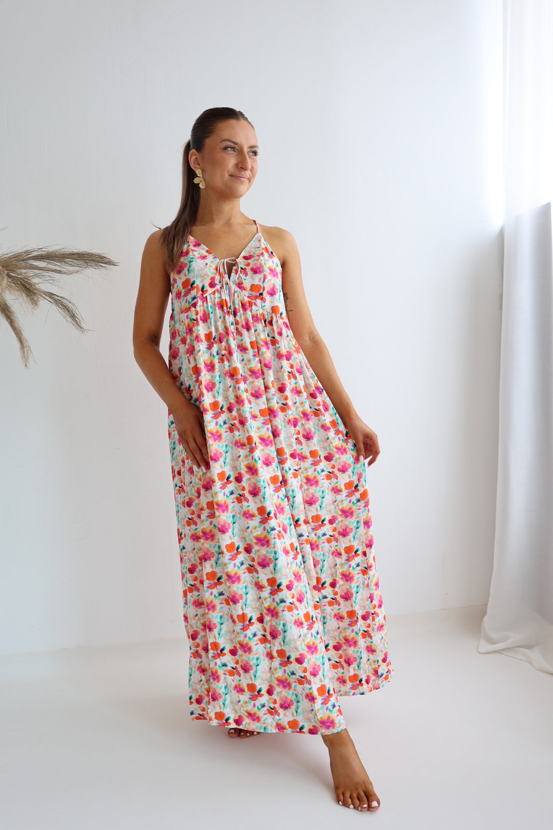 Maxikleid mit Floralprint Isadora