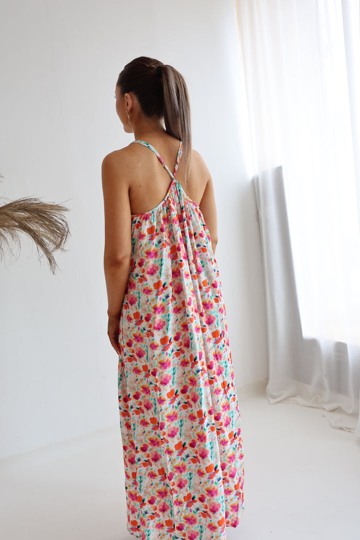 Maxikleid mit Floralprint Isadora