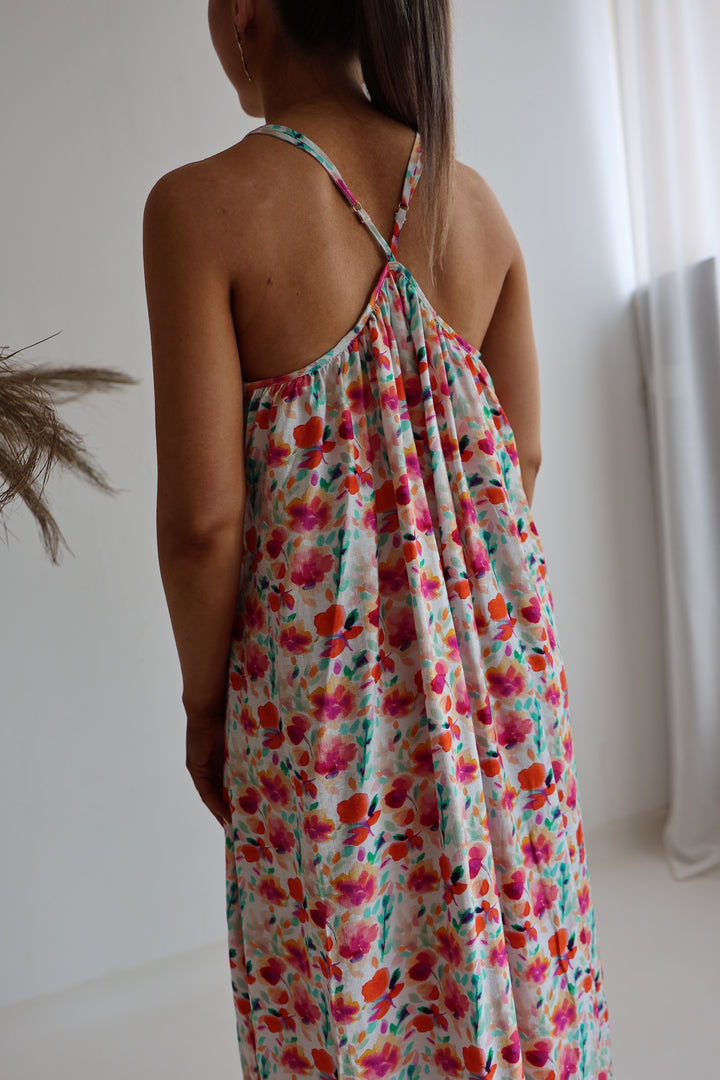 Maxikleid mit Floralprint Isadora