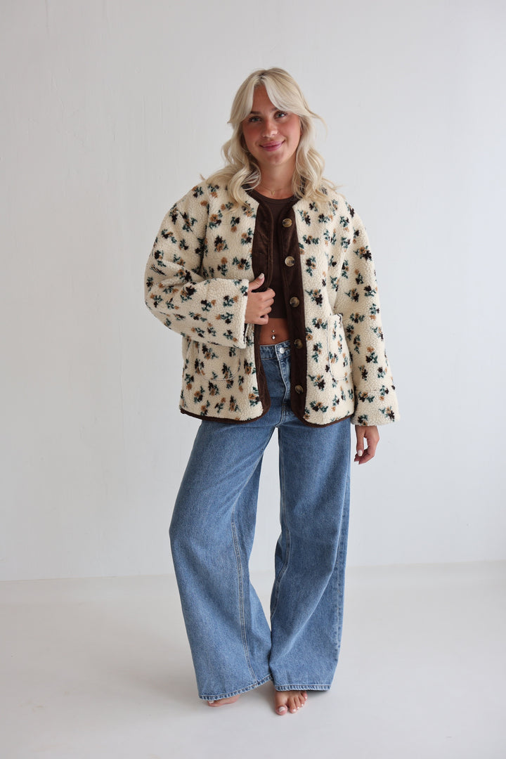 Teddyjacke Vintage Bloom