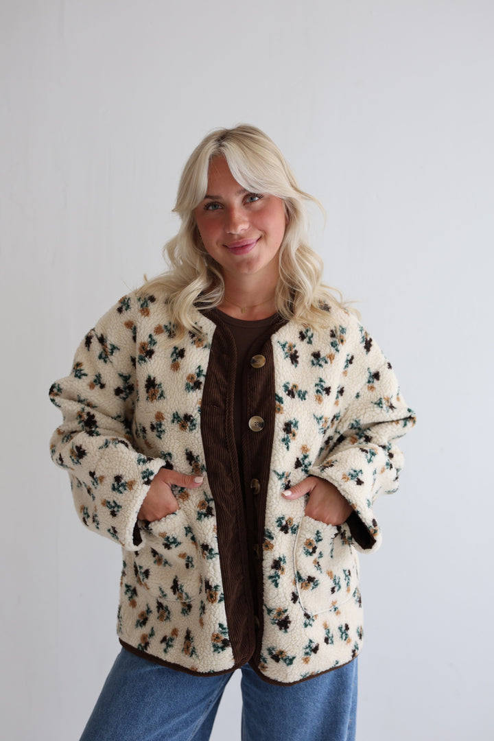 Teddyjacke Vintage Bloom