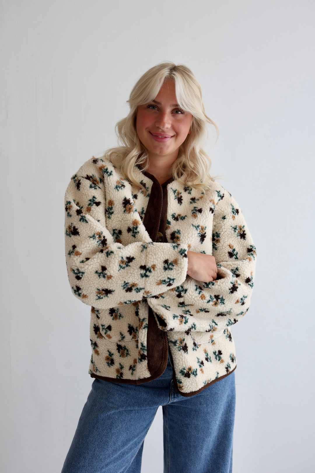 Teddyjacke Vintage Bloom