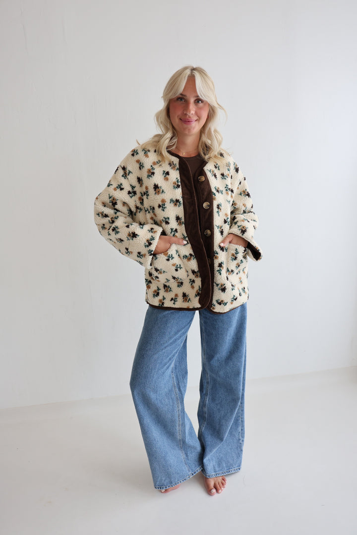 Teddyjacke Vintage Bloom