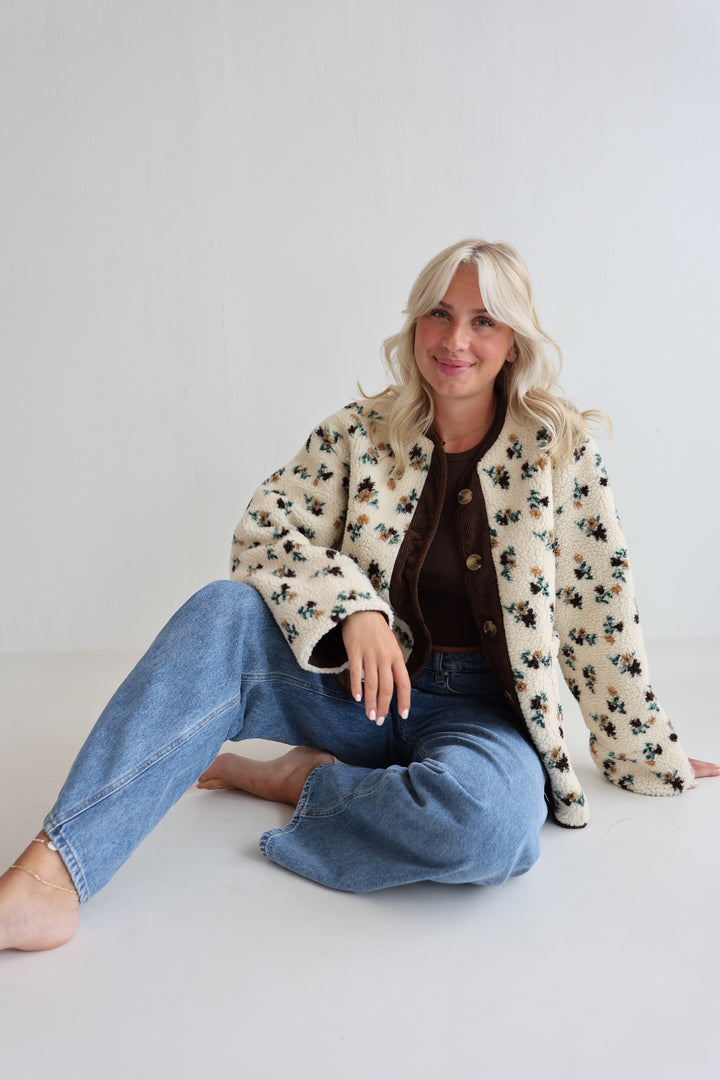 Teddyjacke Vintage Bloom