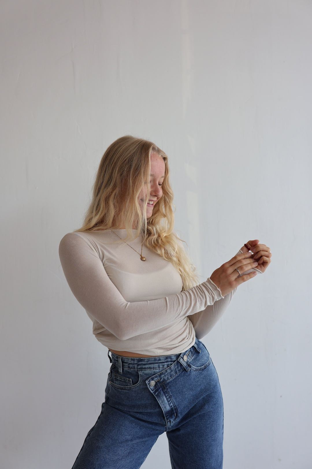 Cashmere Longsleeve Liliana (einfarbig)