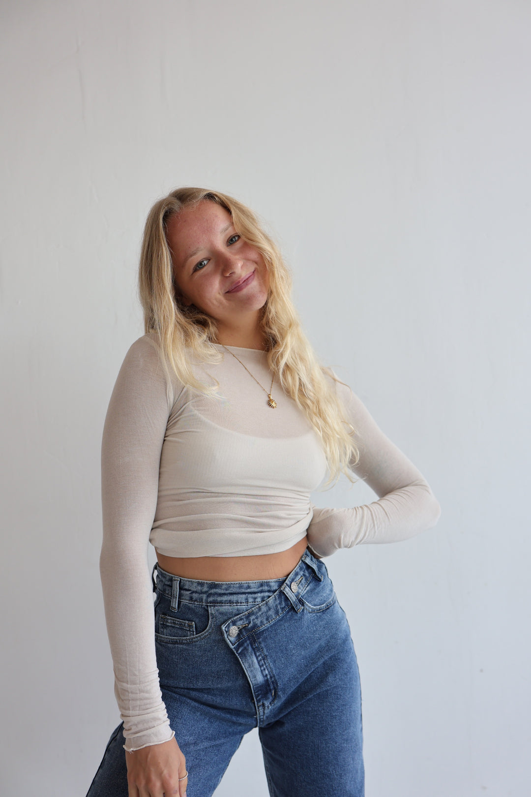 Cashmere Longsleeve Liliana (einfarbig)