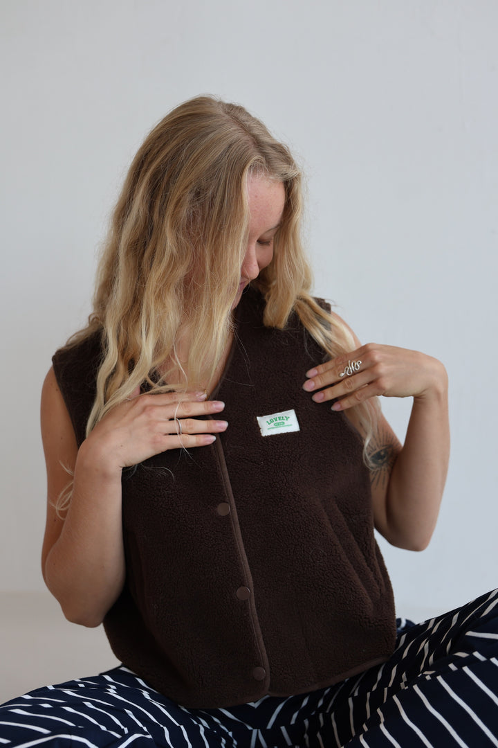 Teddyweste Lovely Patch