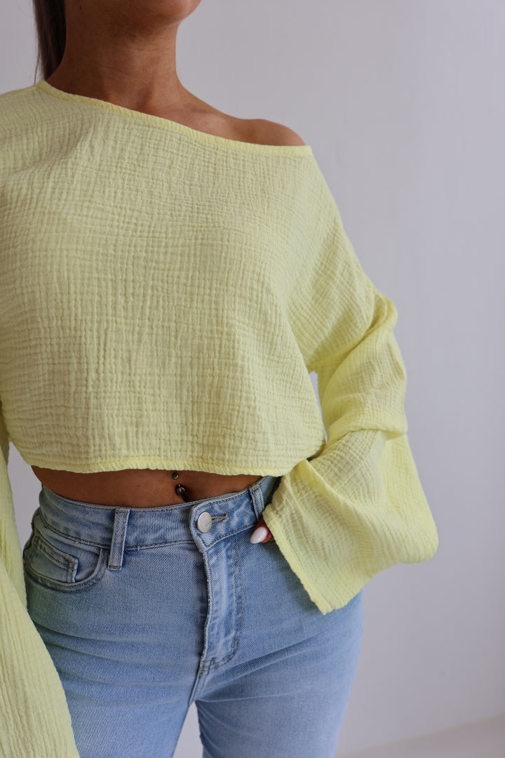 Off-Shoulder Musselinshirt Liz