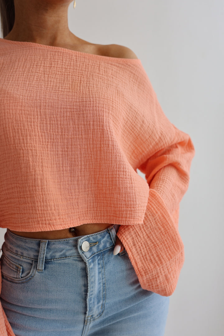 Off-Shoulder Musselinshirt Liz