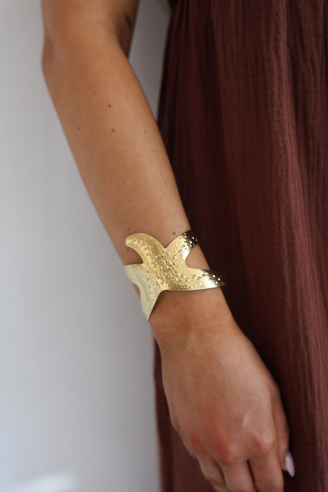 Armreif Golden Starfish