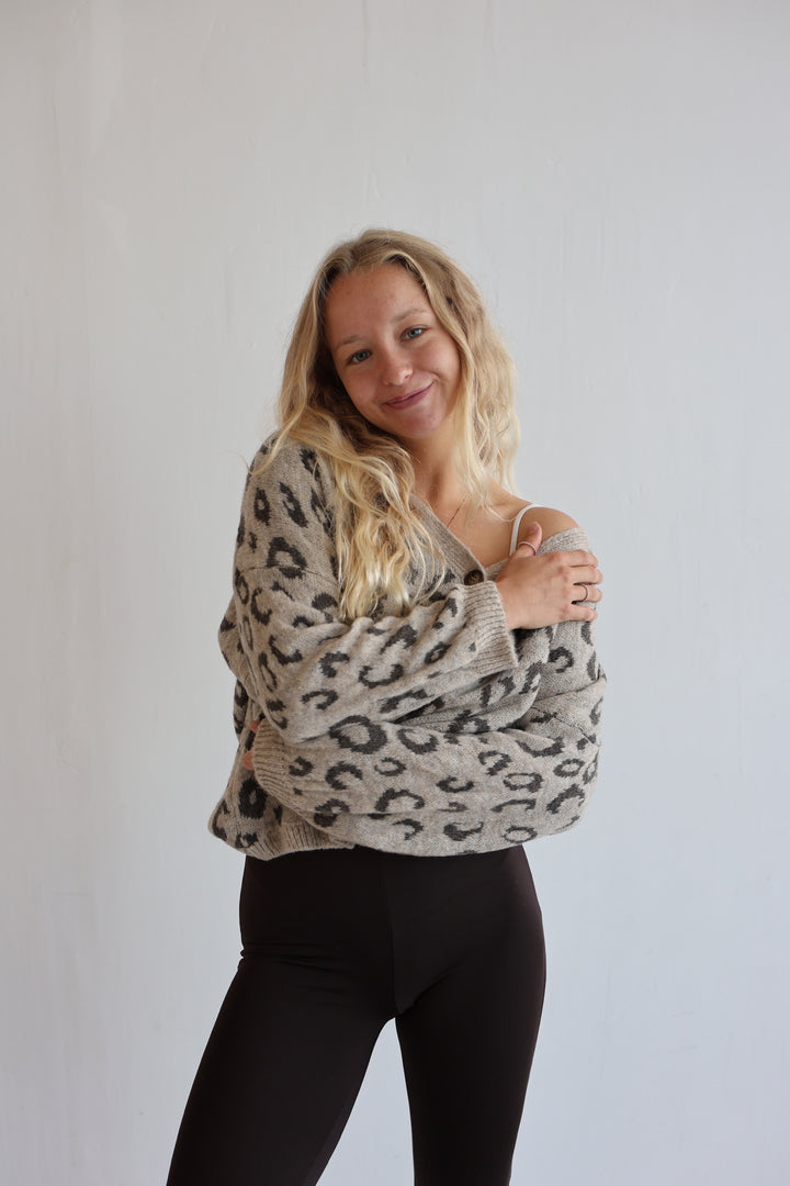 Wild Leopard Cardigan