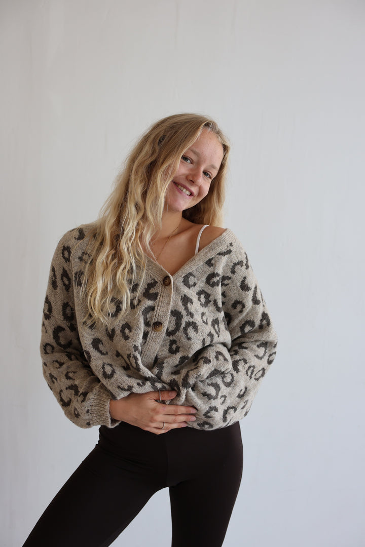 Wild Leopard Cardigan