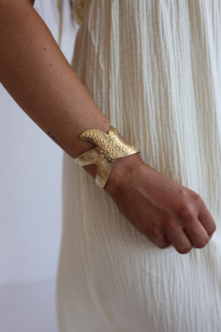 Armreif Golden Starfish