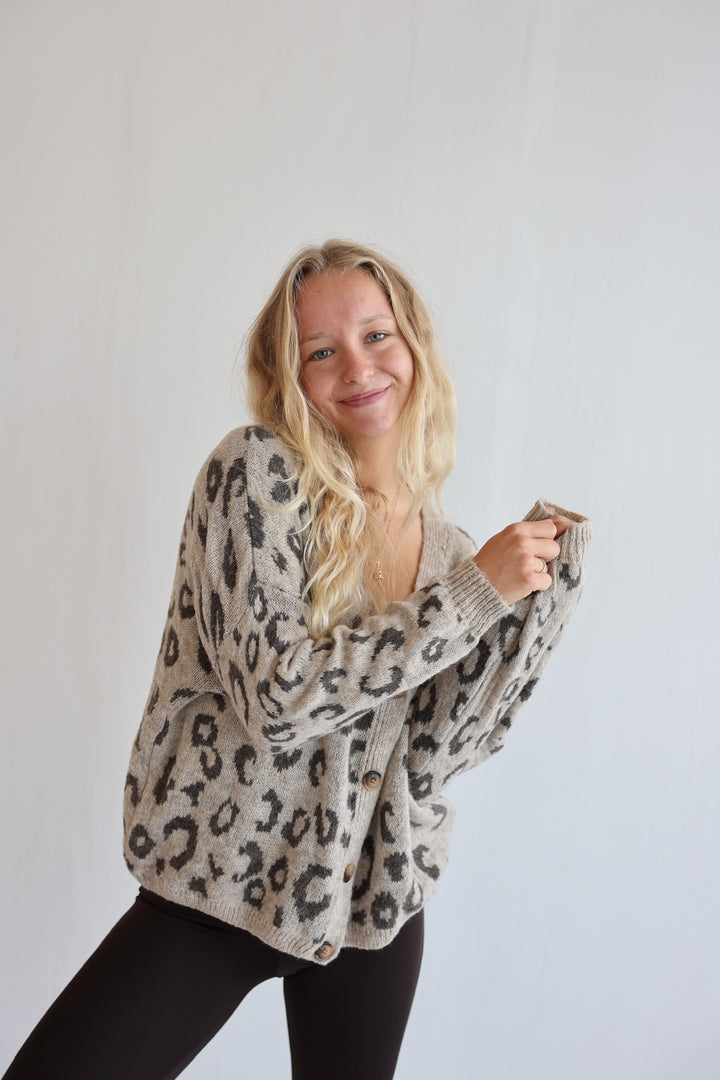 Wild Leopard Cardigan