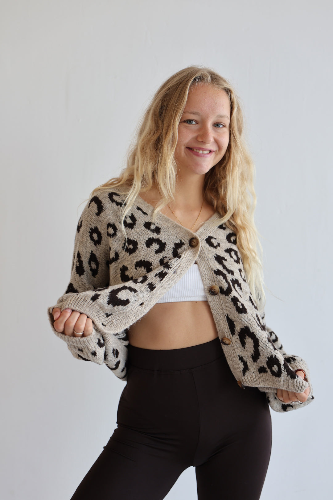 Wild Leopard Cardigan