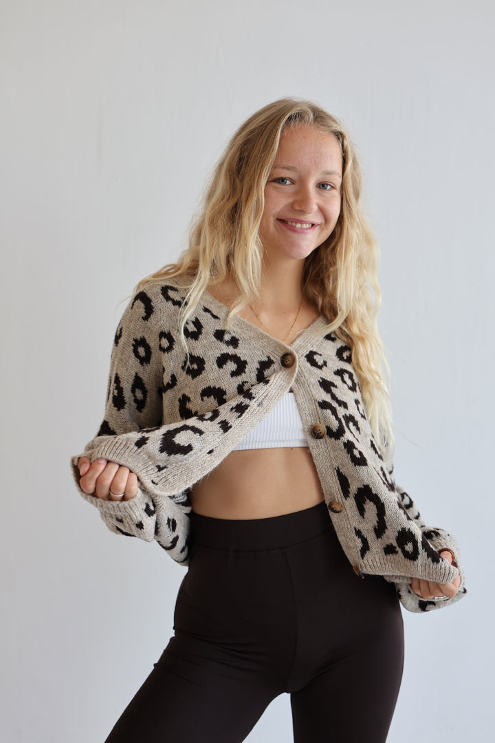 Wild Leopard Cardigan
