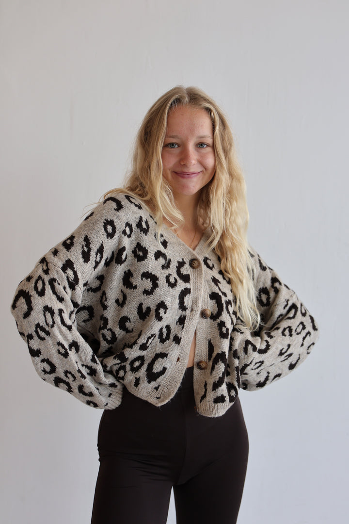 Wild Leopard Cardigan