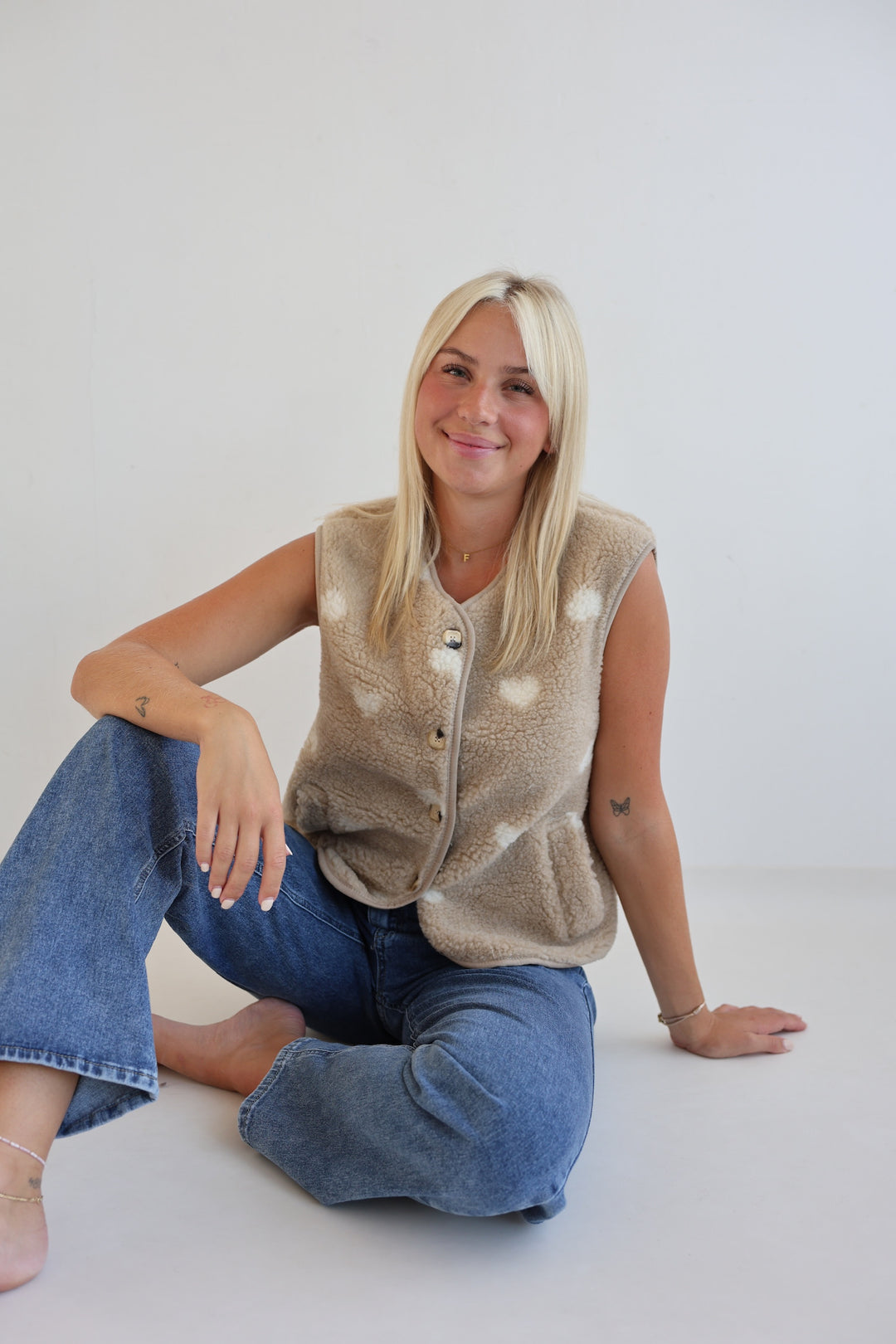 Teddyweste Warm Heart