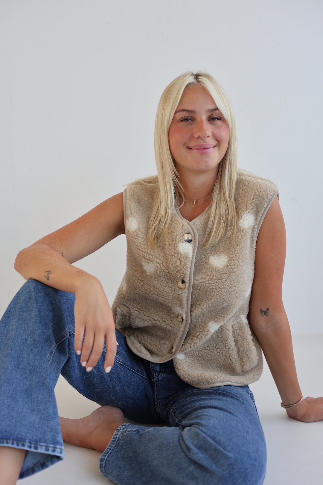 Teddyweste Warm Heart