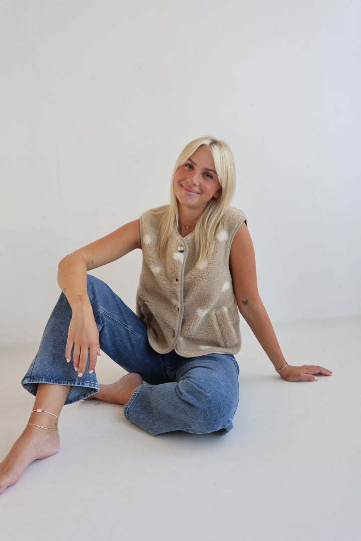 Teddyweste Warm Heart