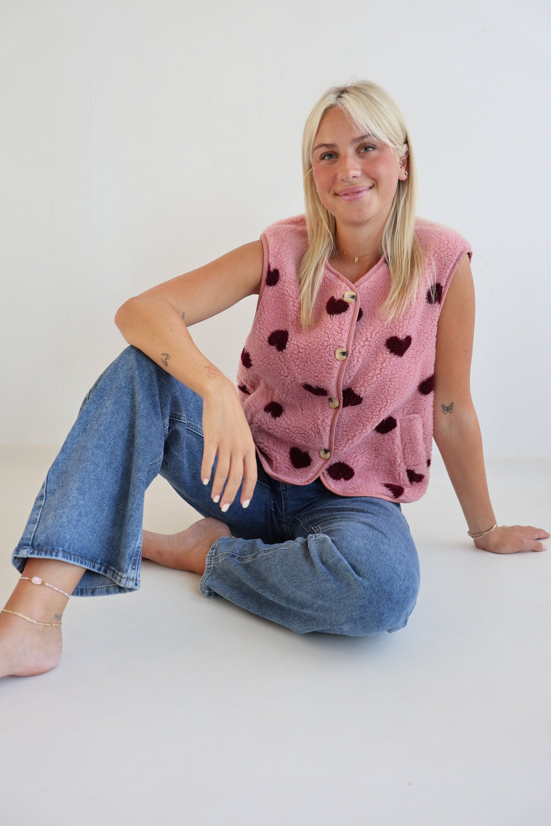 Teddyweste Warm Heart