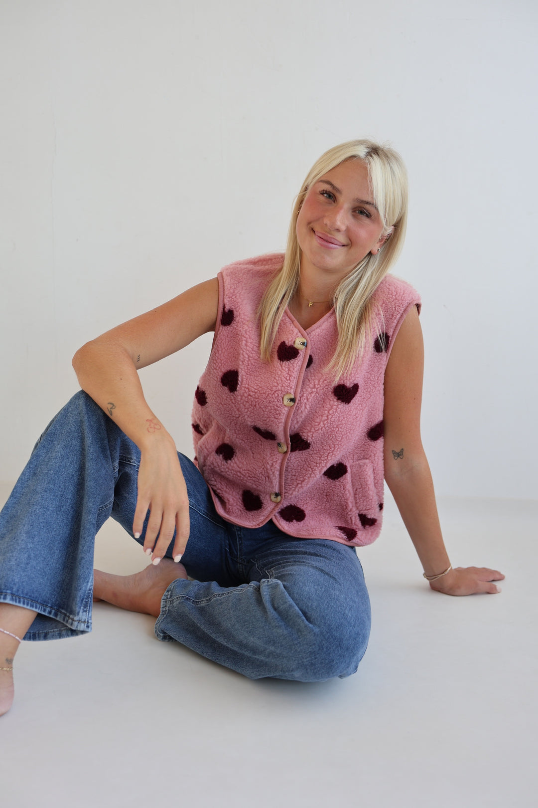 Teddyweste Warm Heart