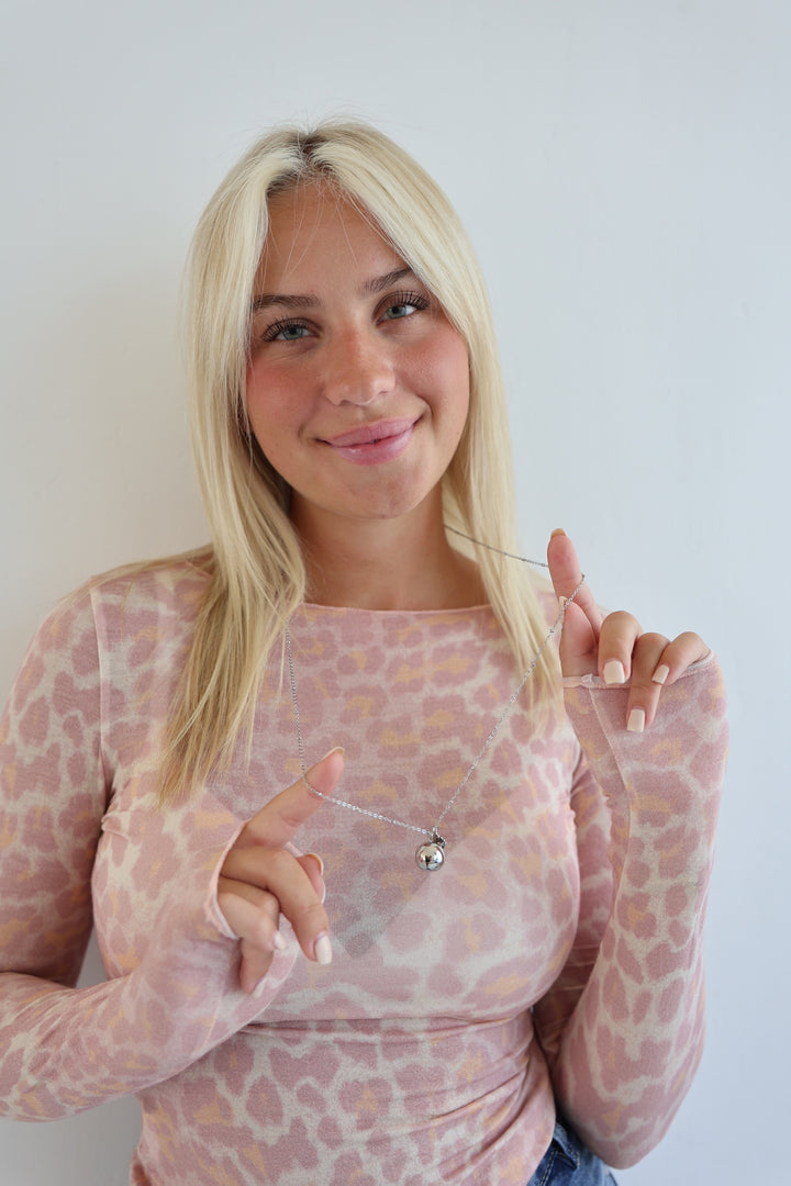 Lange Halskette Footprint