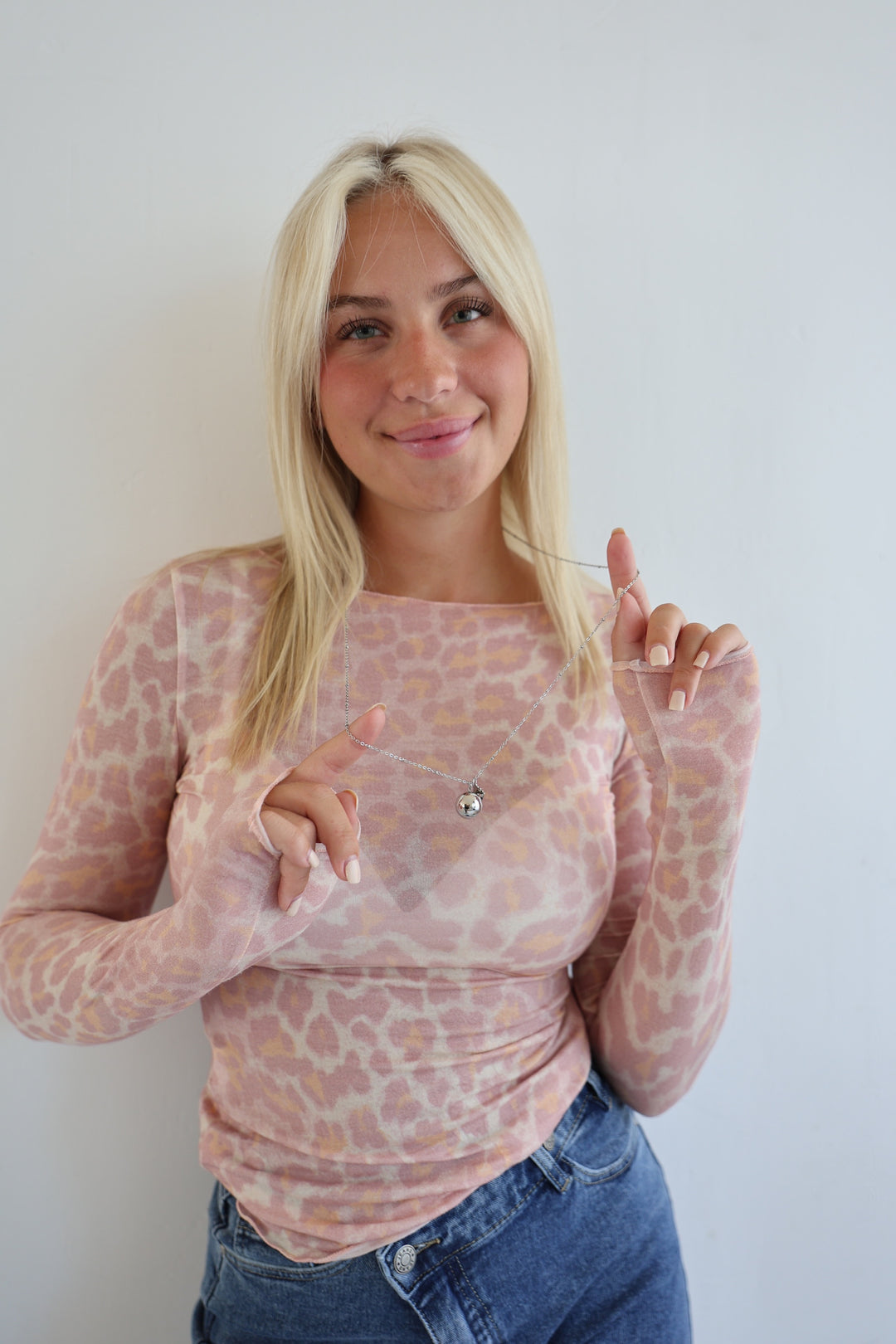 Lange Halskette Footprint