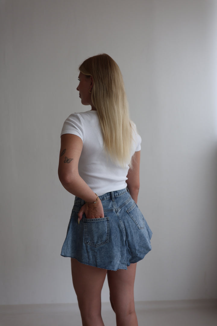 Ausgestellte Jeansshorts Lani
