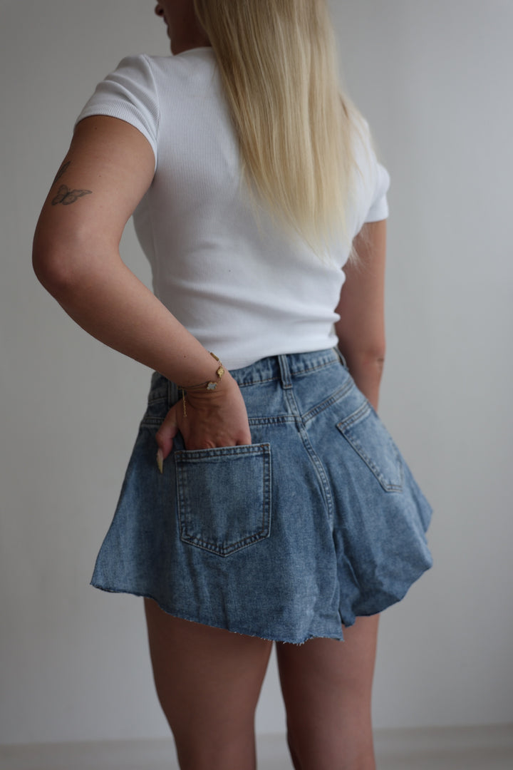 Ausgestellte Jeansshorts Lani