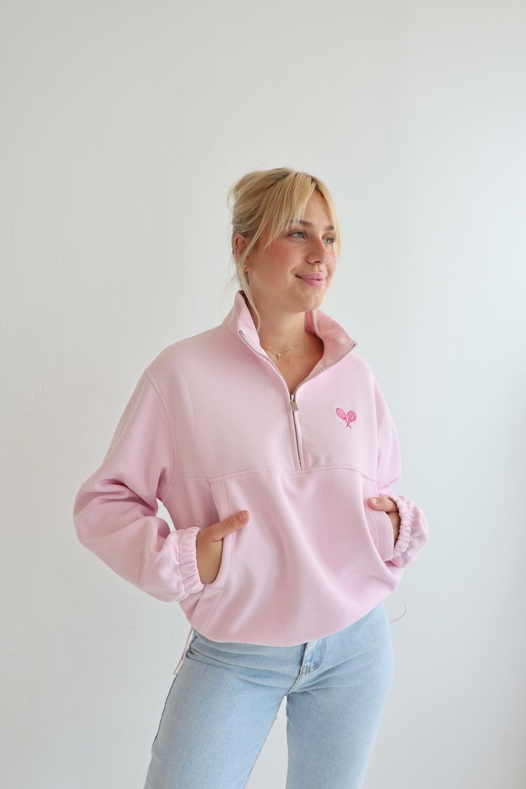 Zip-Sweater Tennis Racket