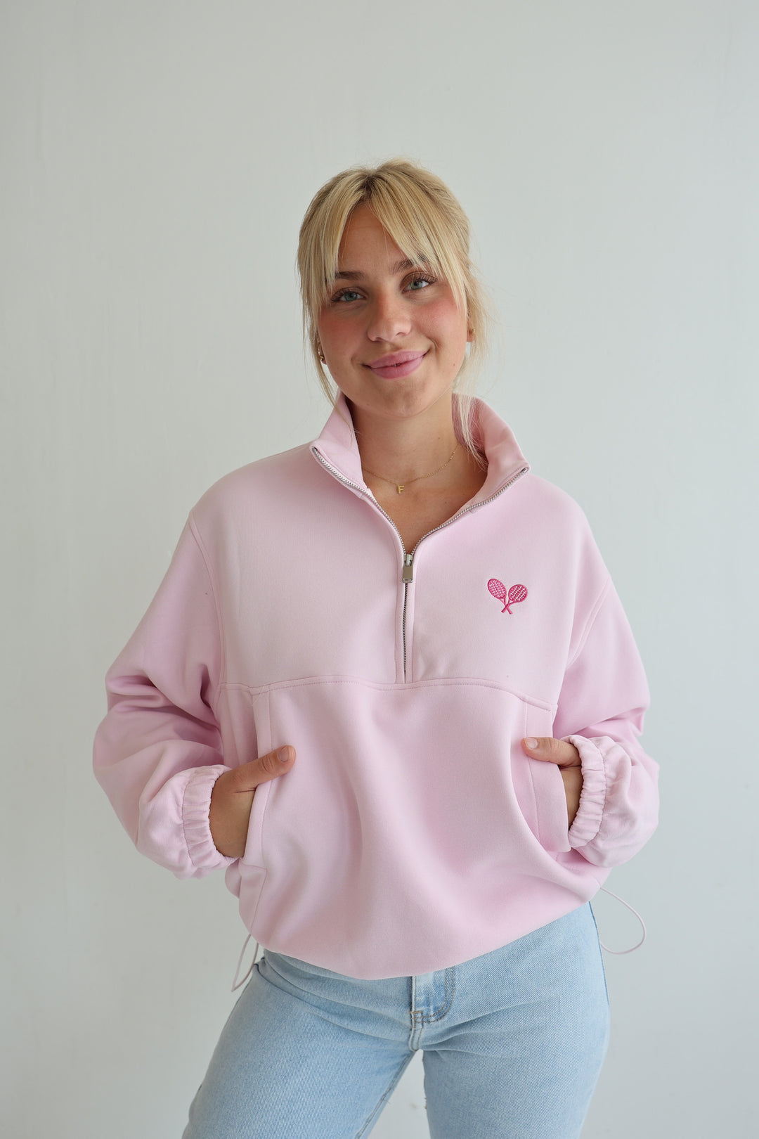 Zip-Sweater Tennis Racket