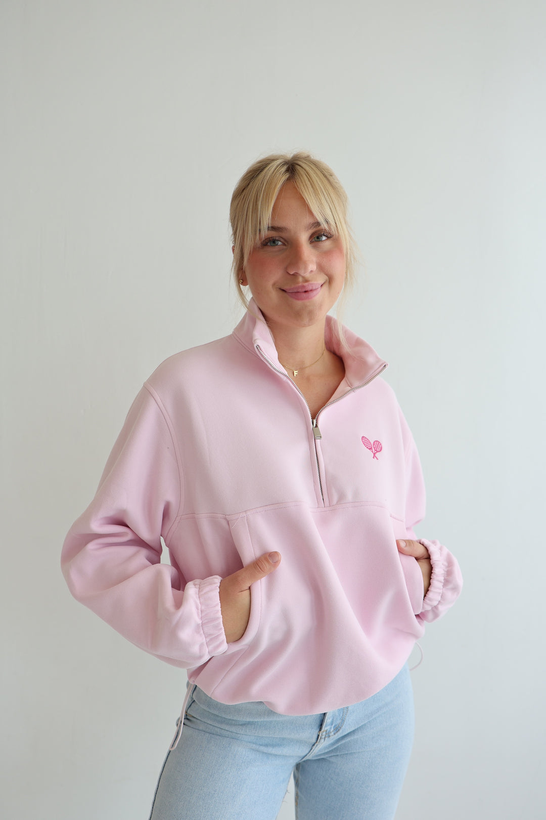 Zip-Sweater Tennis Racket