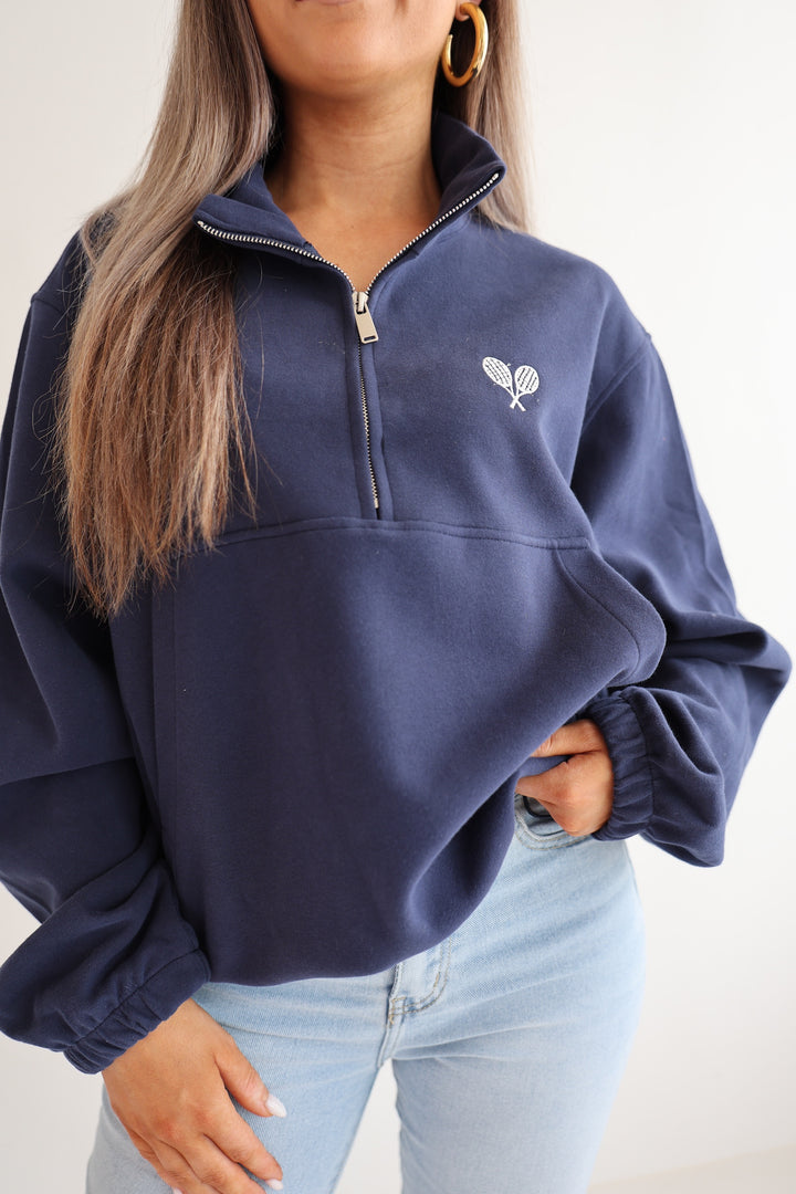 Zip-Sweater Tennis Racket