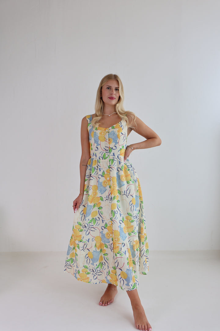 Leinenkleid Lemon Fresh