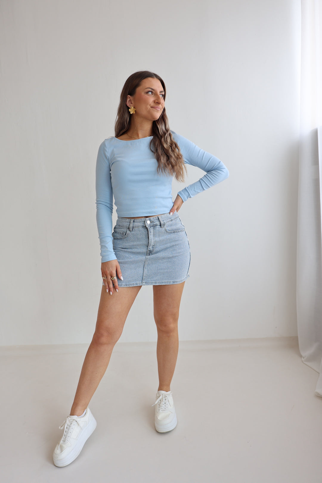 Jeansrock Full of Diamonds