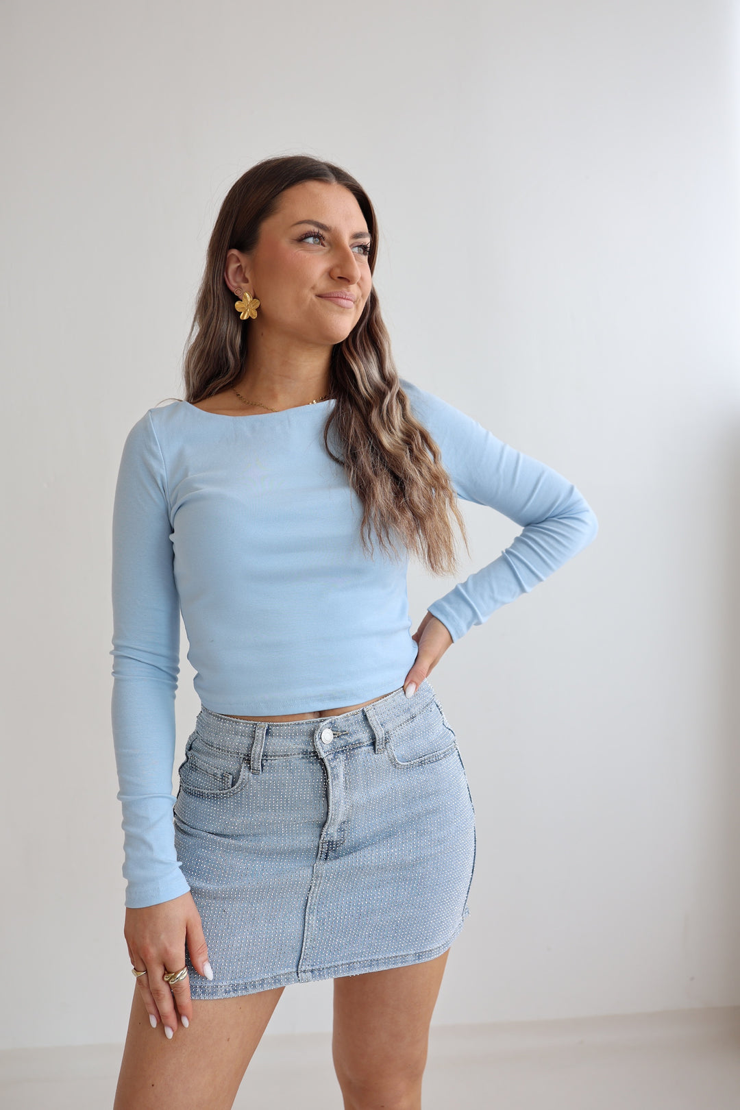 Jeansrock Full of Diamonds