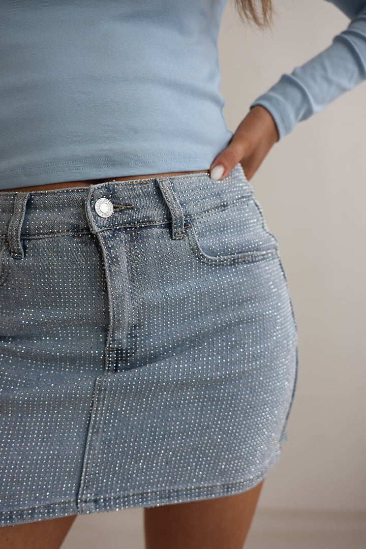 Jeansrock Full of Diamonds