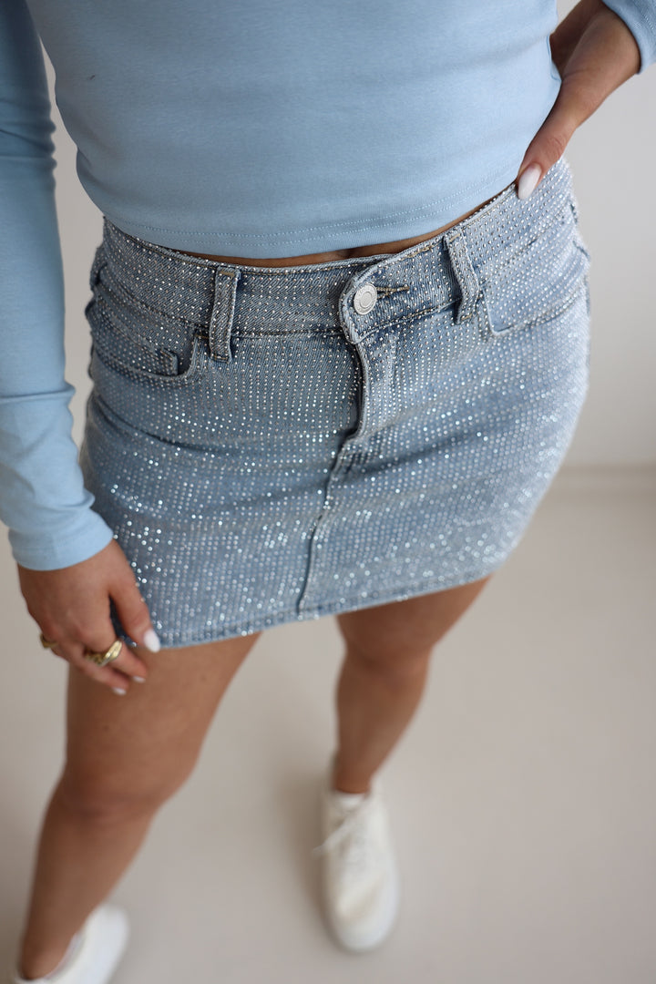 Jeansrock Full of Diamonds