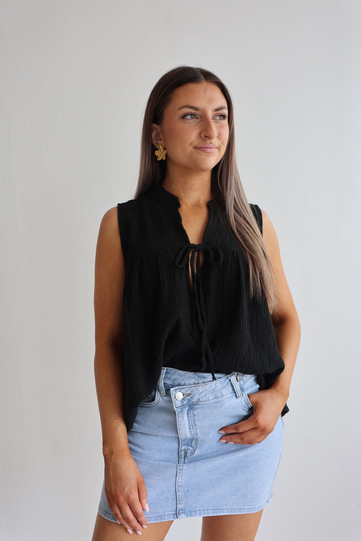 Jeansrock mit asymmetrischem Saum (9072-1)