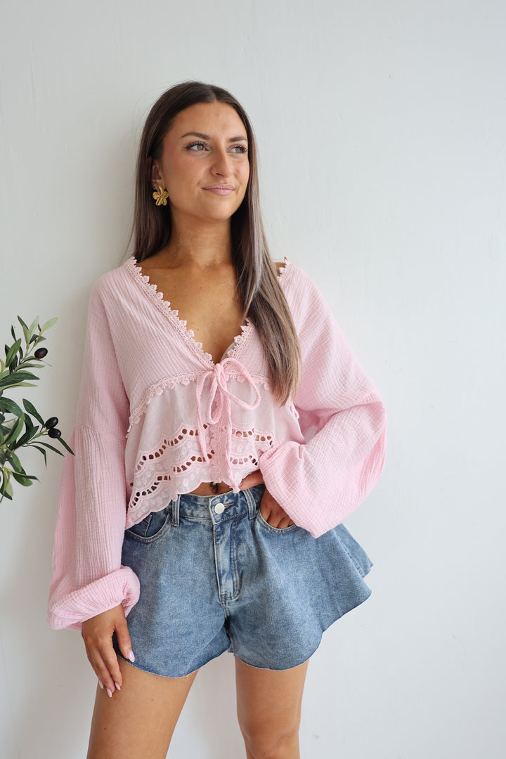 Ausgestellte Jeansshorts Lani