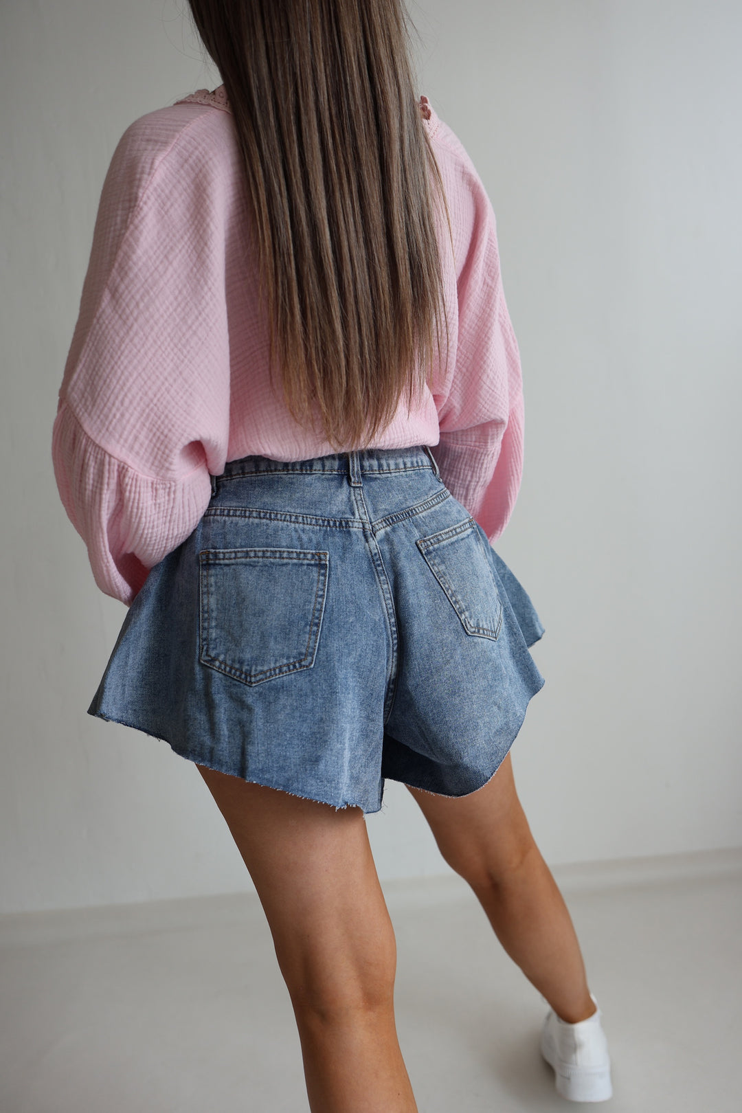 Ausgestellte Jeansshorts Lani